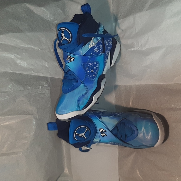 Jordan 8 Retro Sneakers 7Y = Women 8.5 = Men 7 - Picture 7 of 10